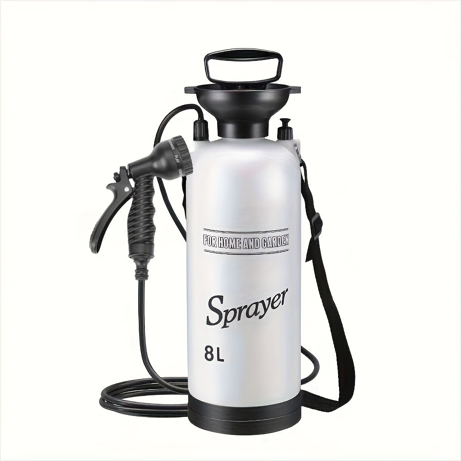Doccia portatile da campeggio da 8 litri con pompa manuale