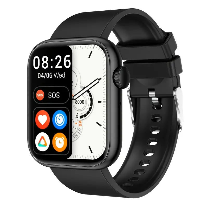 Smartwatch con chiamate Bluetooth e cinturino in silicone
