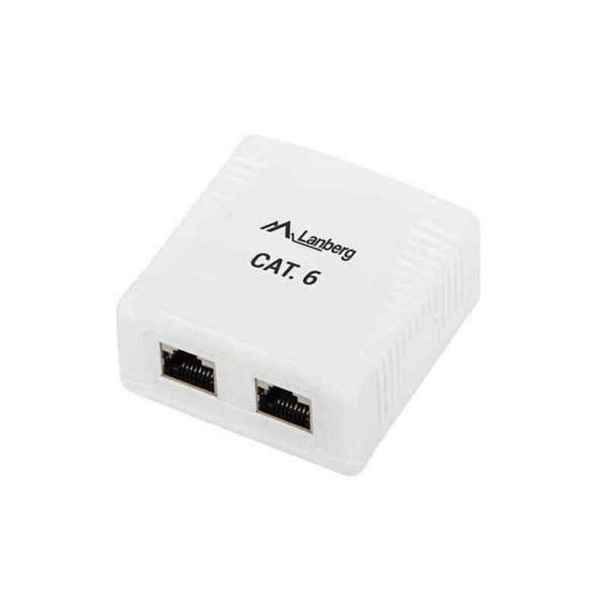 Connettore RJ45 Cat. 6 FTP Lanberg C7365135 bianco