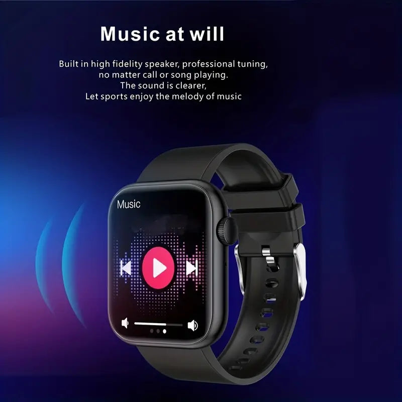 Smartwatch con chiamate Bluetooth e cinturino in silicone