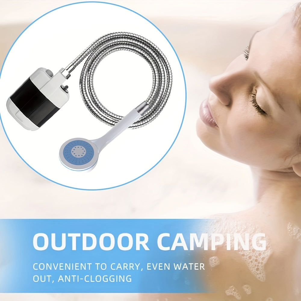 Doccia portatile da campeggio con filtro e batteria ricaricabile