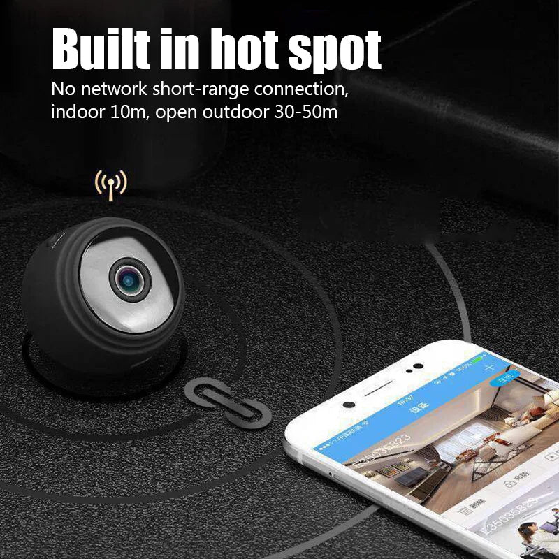 Mini telecamera Wi-Fi NNEOBA A9 Full HD 1080p