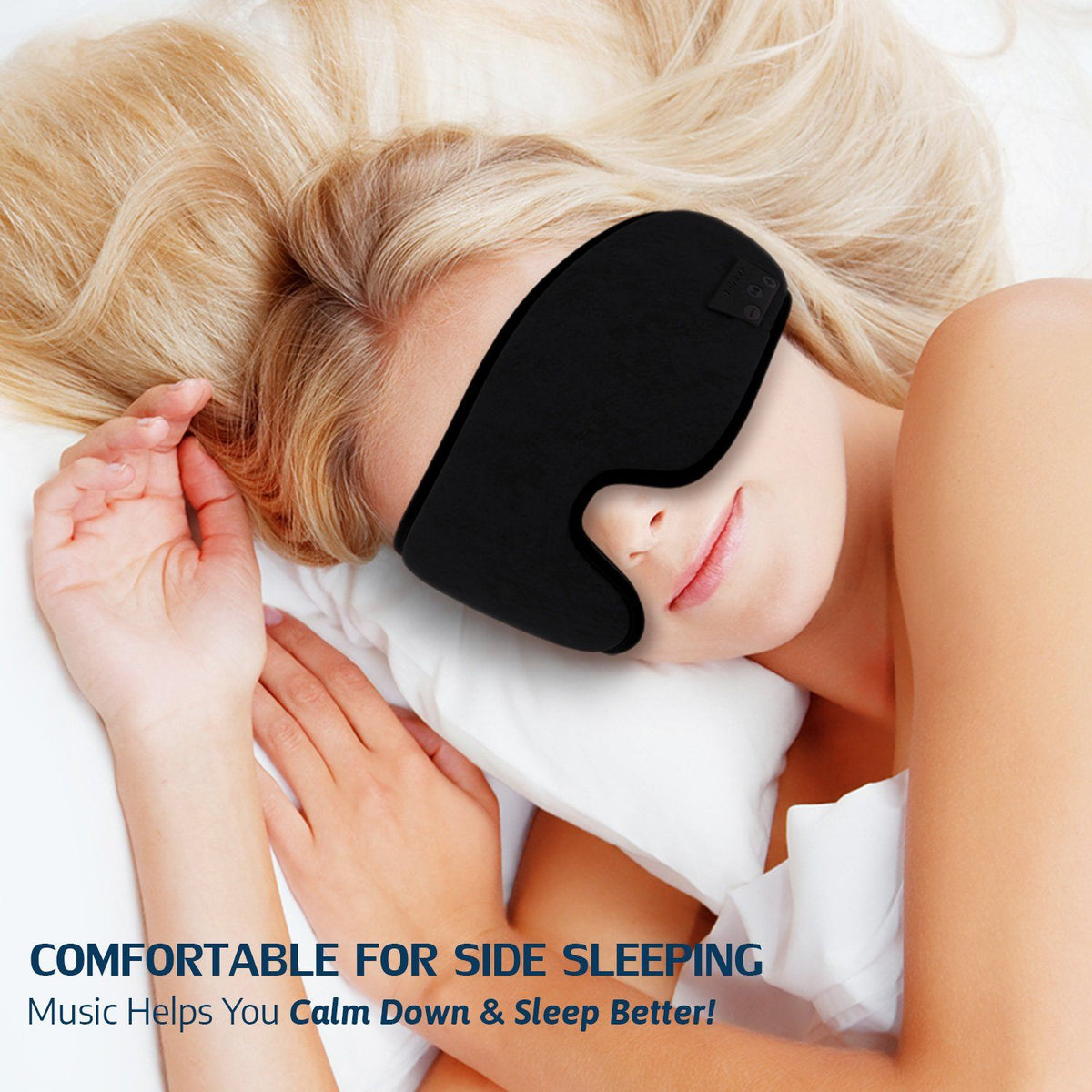 Mascherina per dormire SERENITY con cuffie Bluetooth 5.0