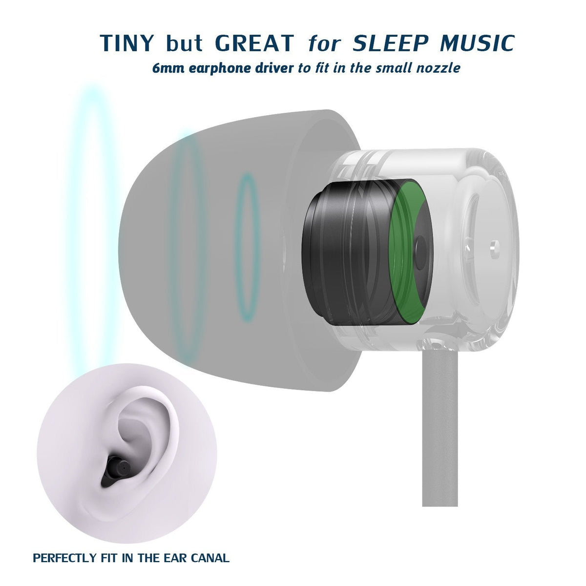 Mascherina per dormire SERENITY con cuffie Bluetooth 5.0