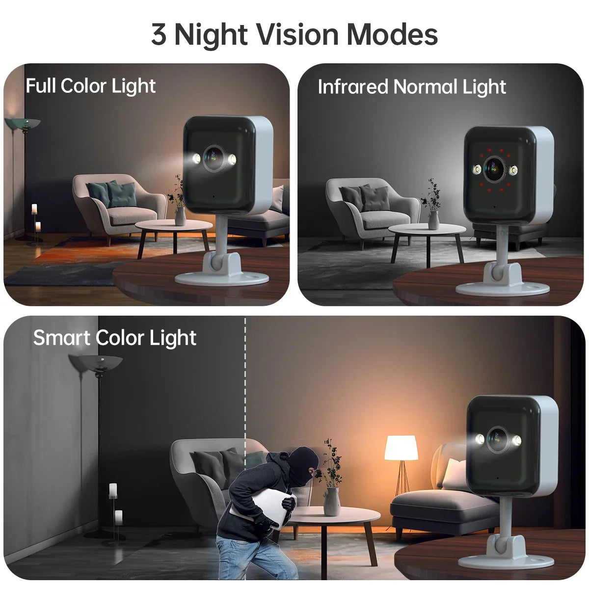 Telecamera Wi-Fi NNEOBA da esterno 1080p con zoom digitale 5×