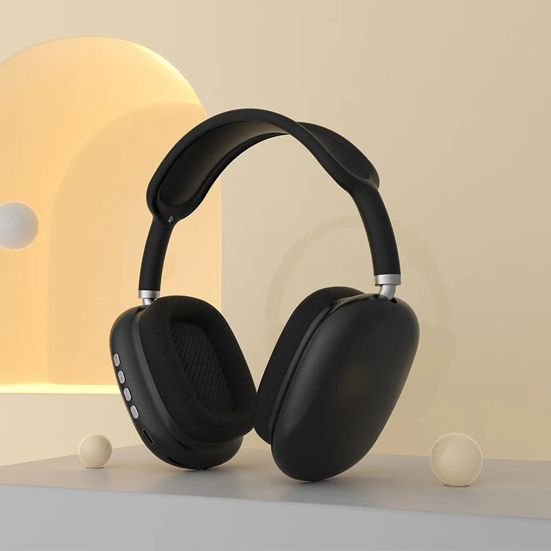 Cuffie gaming wireless Bluetooth P9 nere