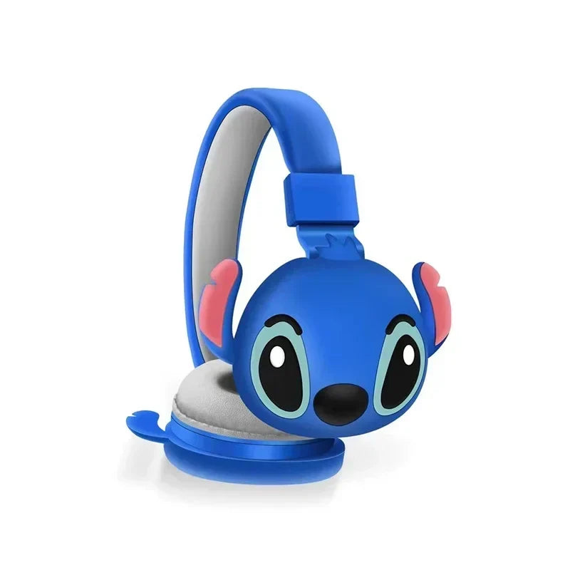 Cuffie Bluetooth Stitch blu pieghevoli con microfono AH-806