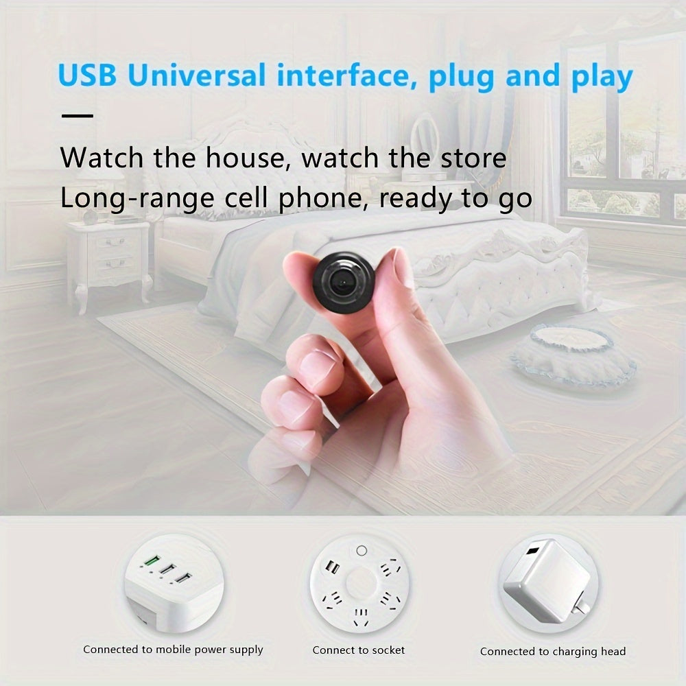 Mini telecamera Wi-Fi 480p con alimentazione USB