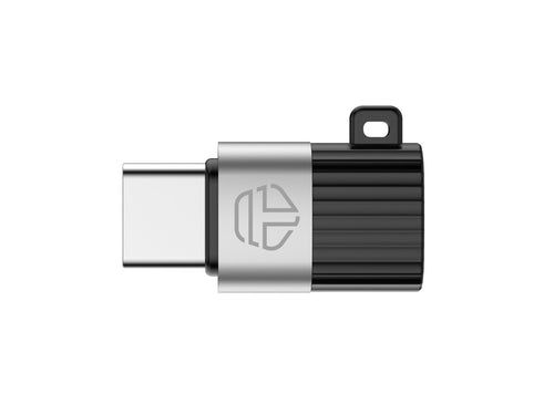 Adattatore OTG USB-C e Micro Techancy KK2104 nero e argento