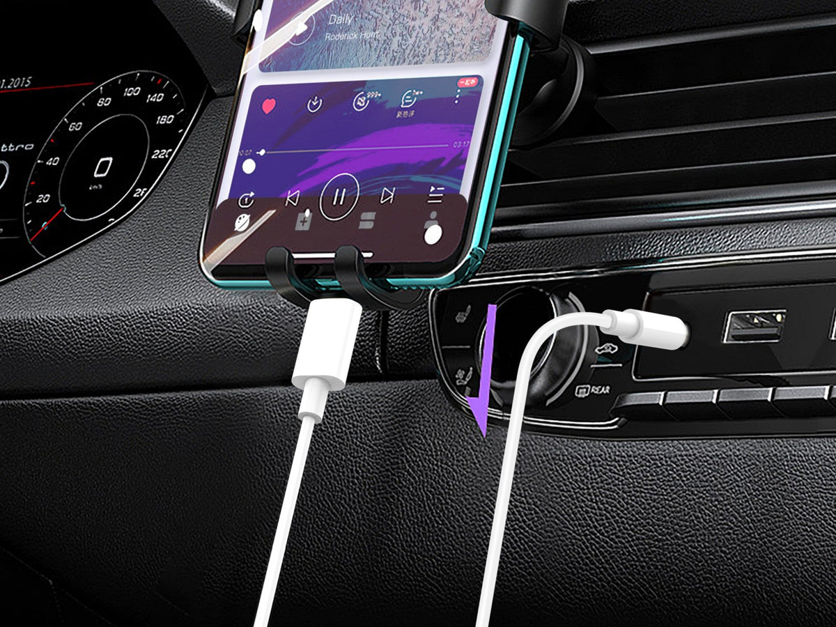 Cavo audio USB-C–jack 3,5 mm Techancy KQ2601 bianco da 1 m