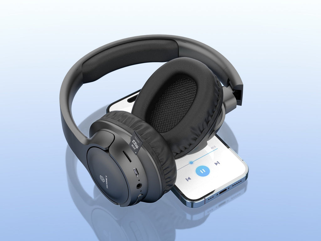Cuffie Bluetooth pieghevoli Techancy TH5212 nere