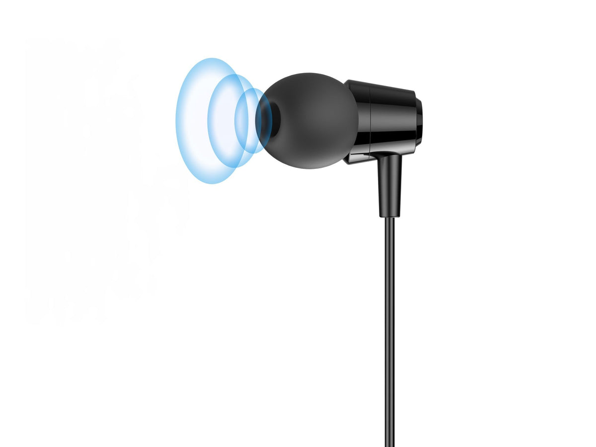 Auricolari Techancy TD8025 neri con microfono e jack 3,5 mm