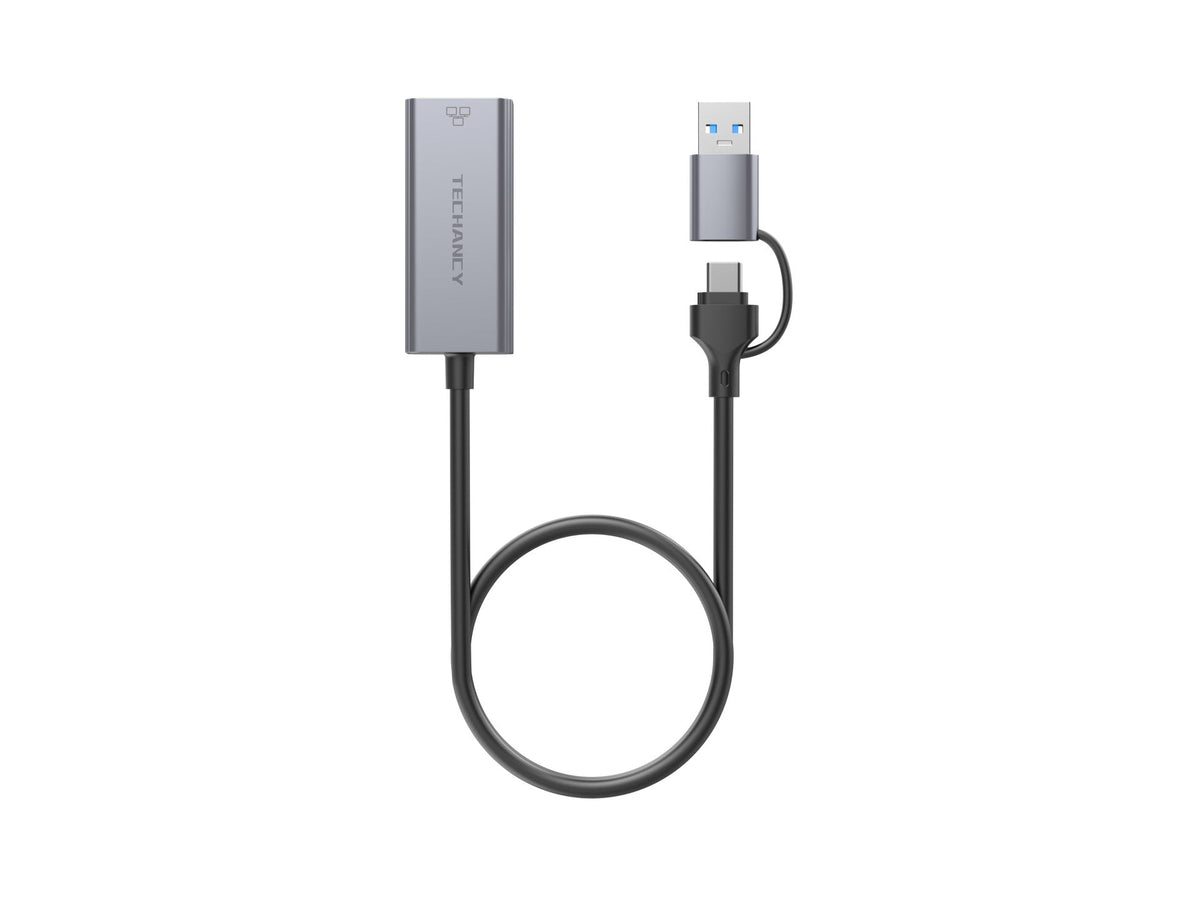 Adattatore Ethernet USB-A/USB-C–RJ45 Techancy MG1425 10/100 Mbps
